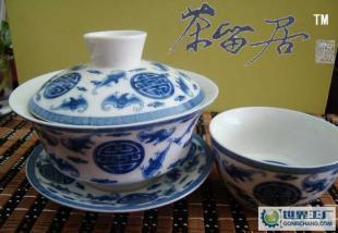 [泡茶必備]中國茶具/景德瓷器茶具/景德鎮福壽釉下彩茶具套組/_世界工廠網中國產品信息庫